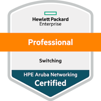 Aruba Certificate for Switching